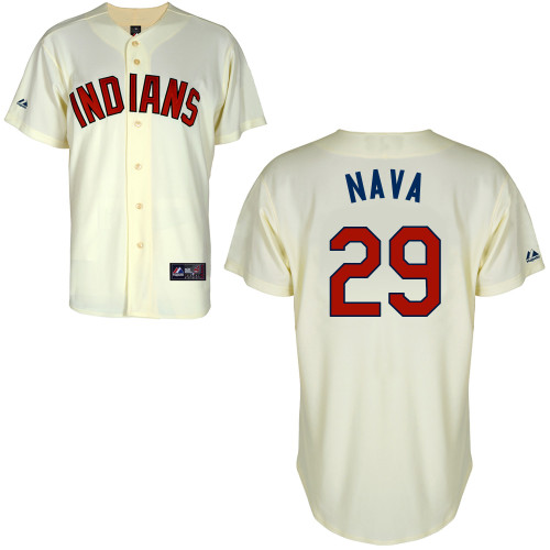 Daniel Nava #29 MLB Jersey-Boston Red Sox Men's Authentic Alternate 2 White Cool Base Baseball Jersey